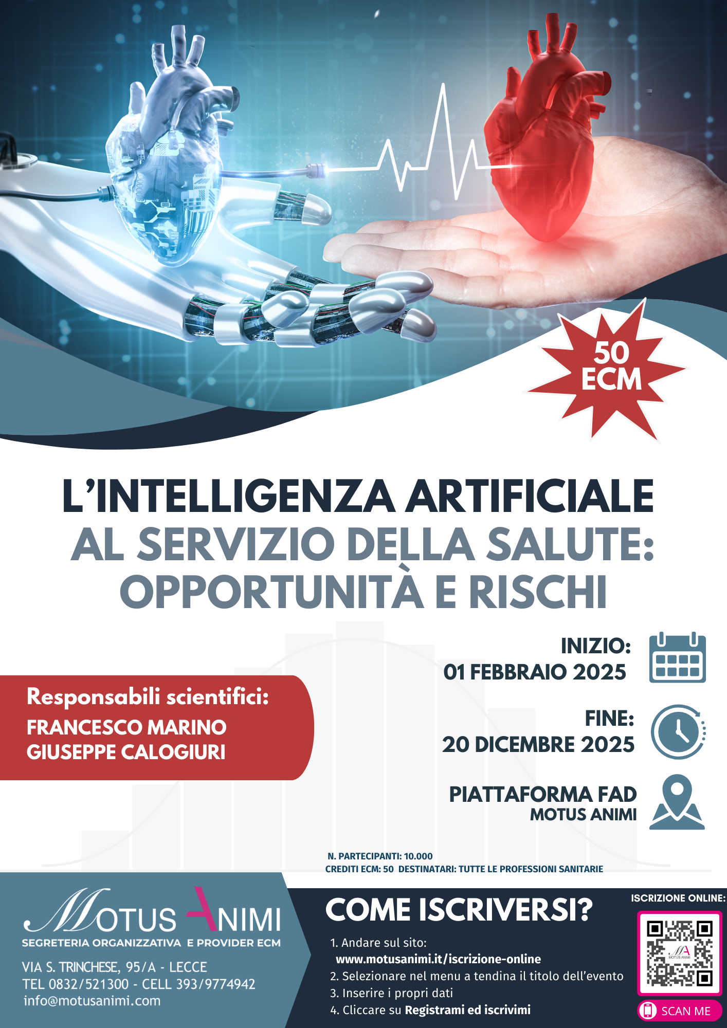 Clicca per accedere all'articolo Attivazione corso FAD gratuito per gli iscritti all'Ordine - 50 ECM